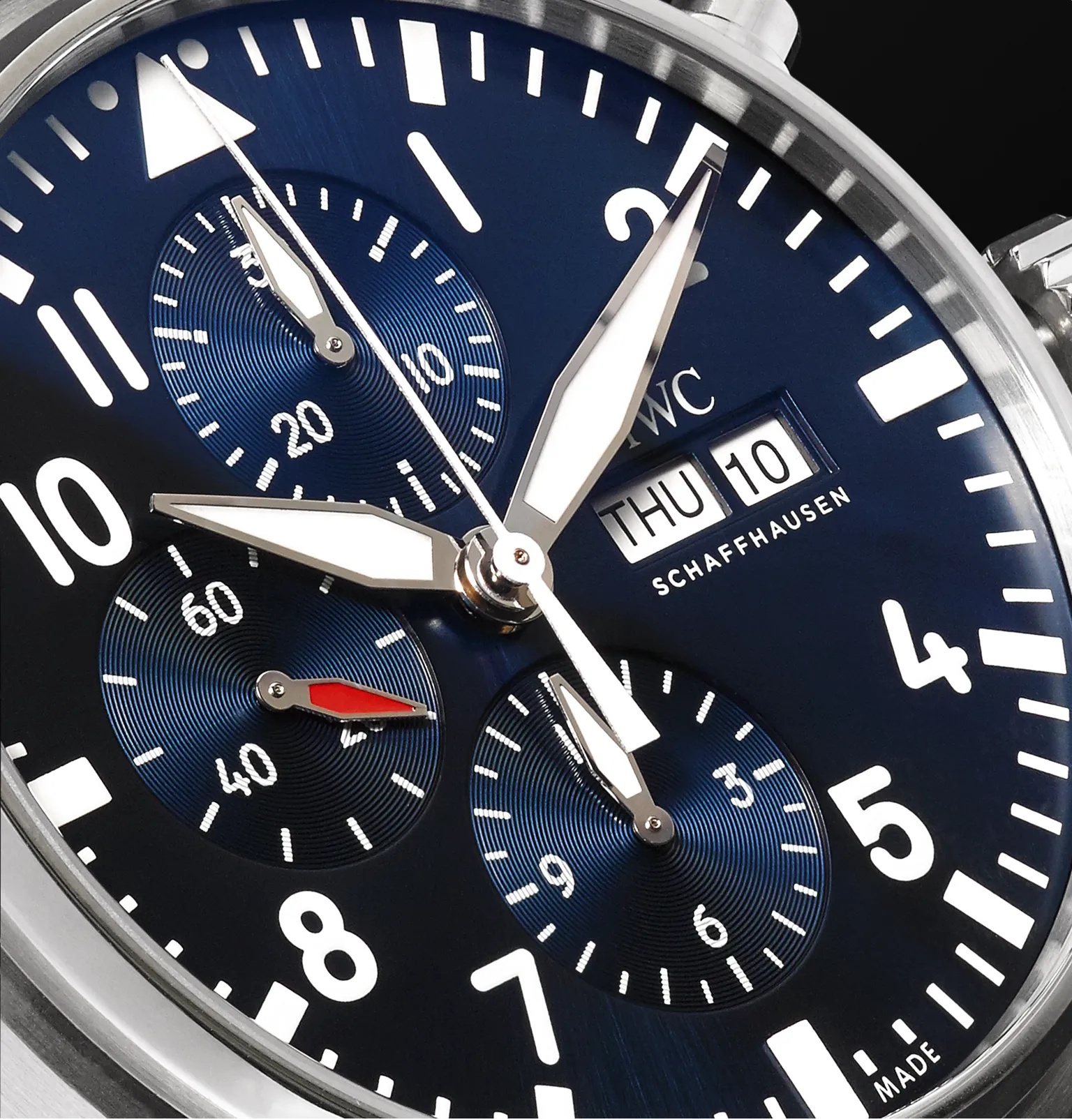 Pilot's Le Petit Prince Edition Chronograph 43mm Stainless Steel Watch, Ref. No. IW377717 - 6