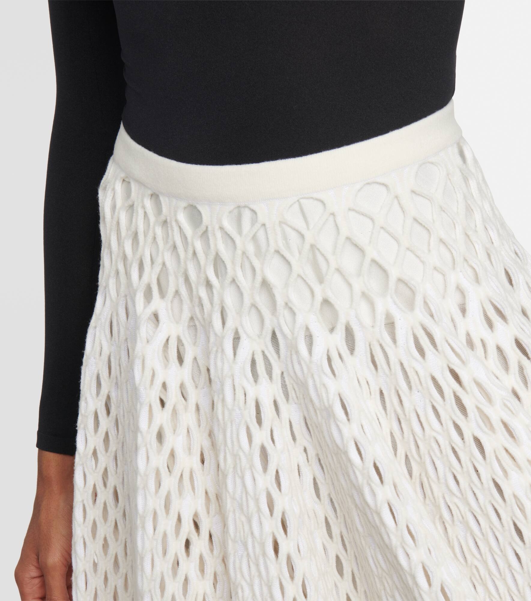 High-rise knit miniskirt - 4