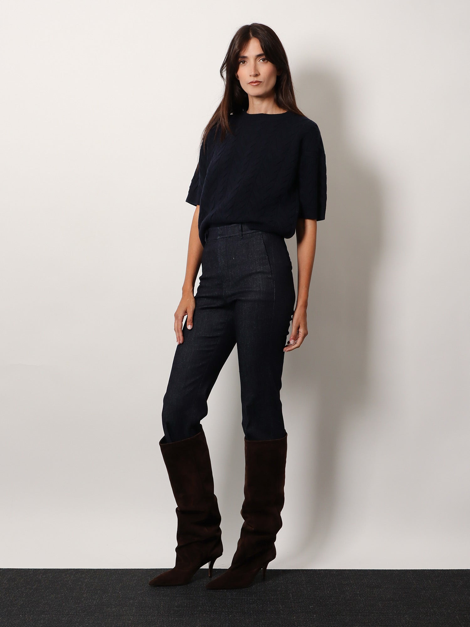 Dominus Wool Sweater With Cable Knit - 2