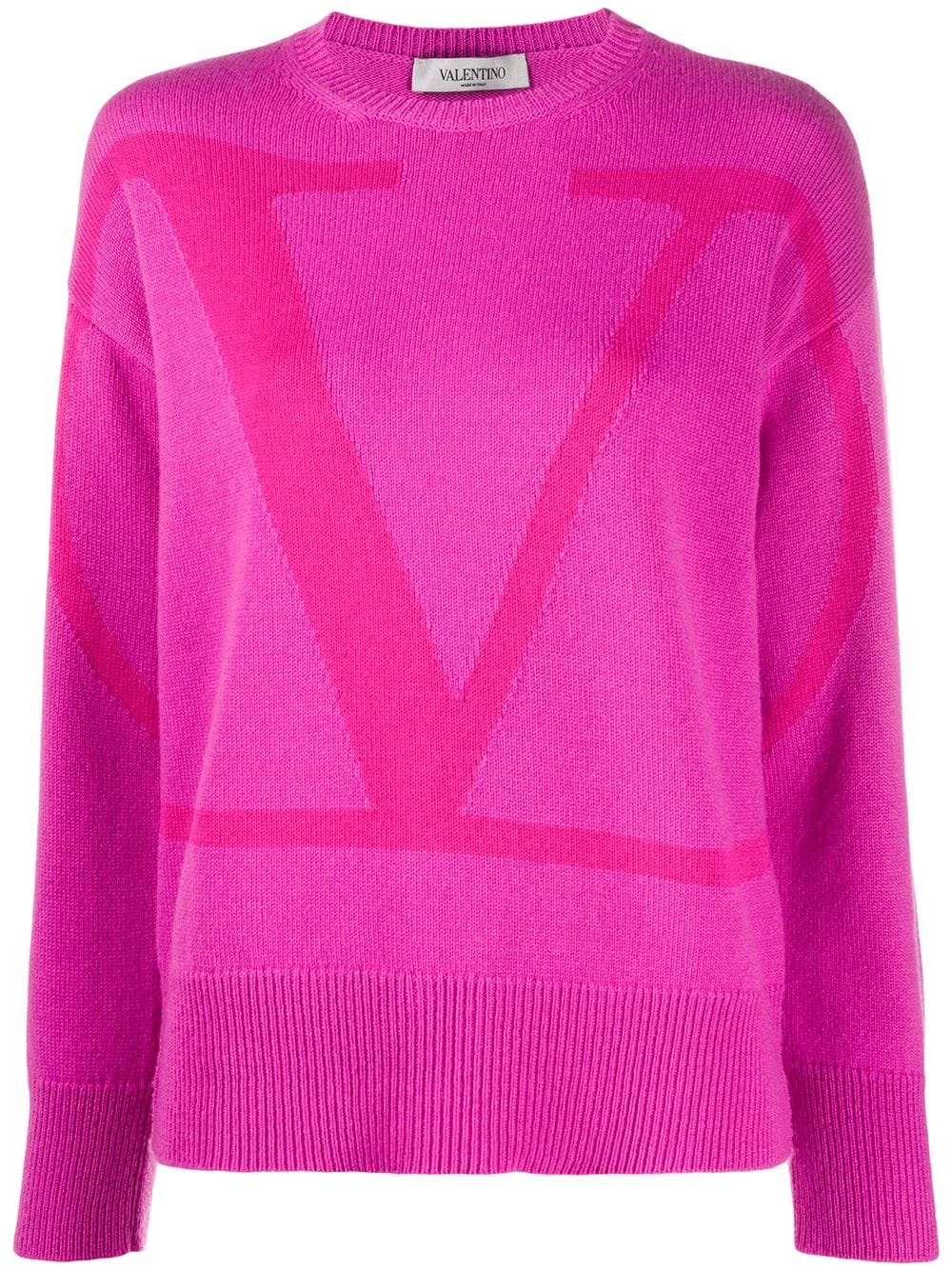 VLOGO cashmere jumper - 1