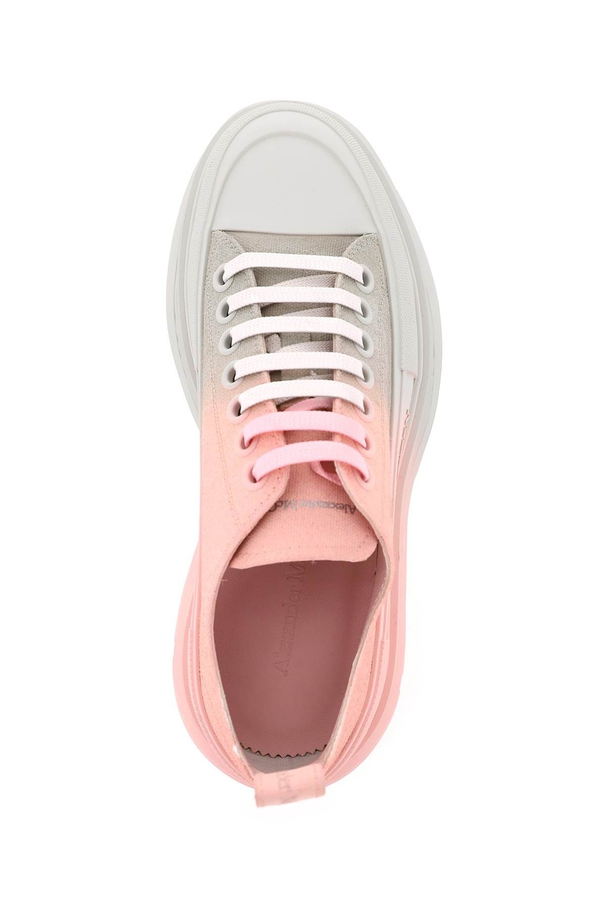 TWO-TONE TREAD SLICK LACE-UP SHOES - 3