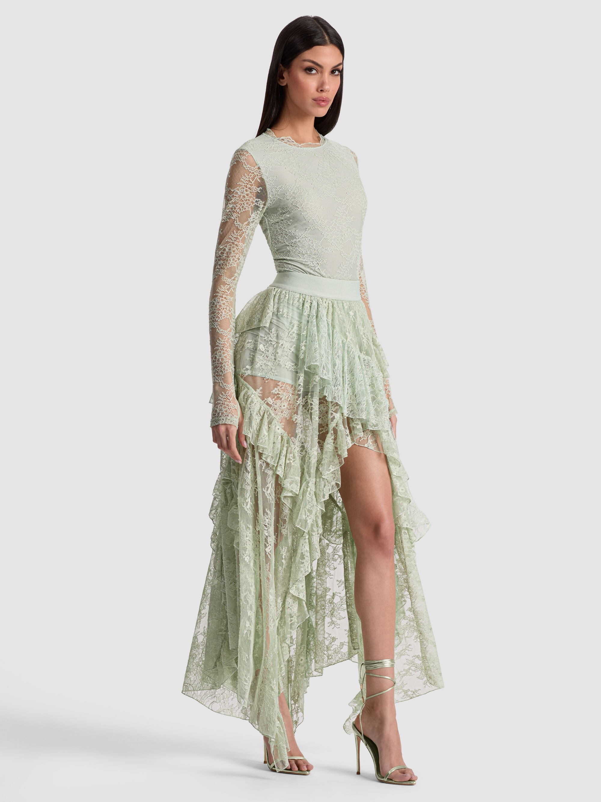 KARYS MIXED MEDIA SKIRT - 6