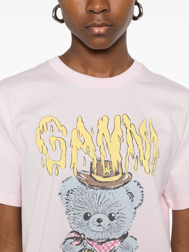 GANNI Ganni GANNI T-shirts And Polos Pink outlook