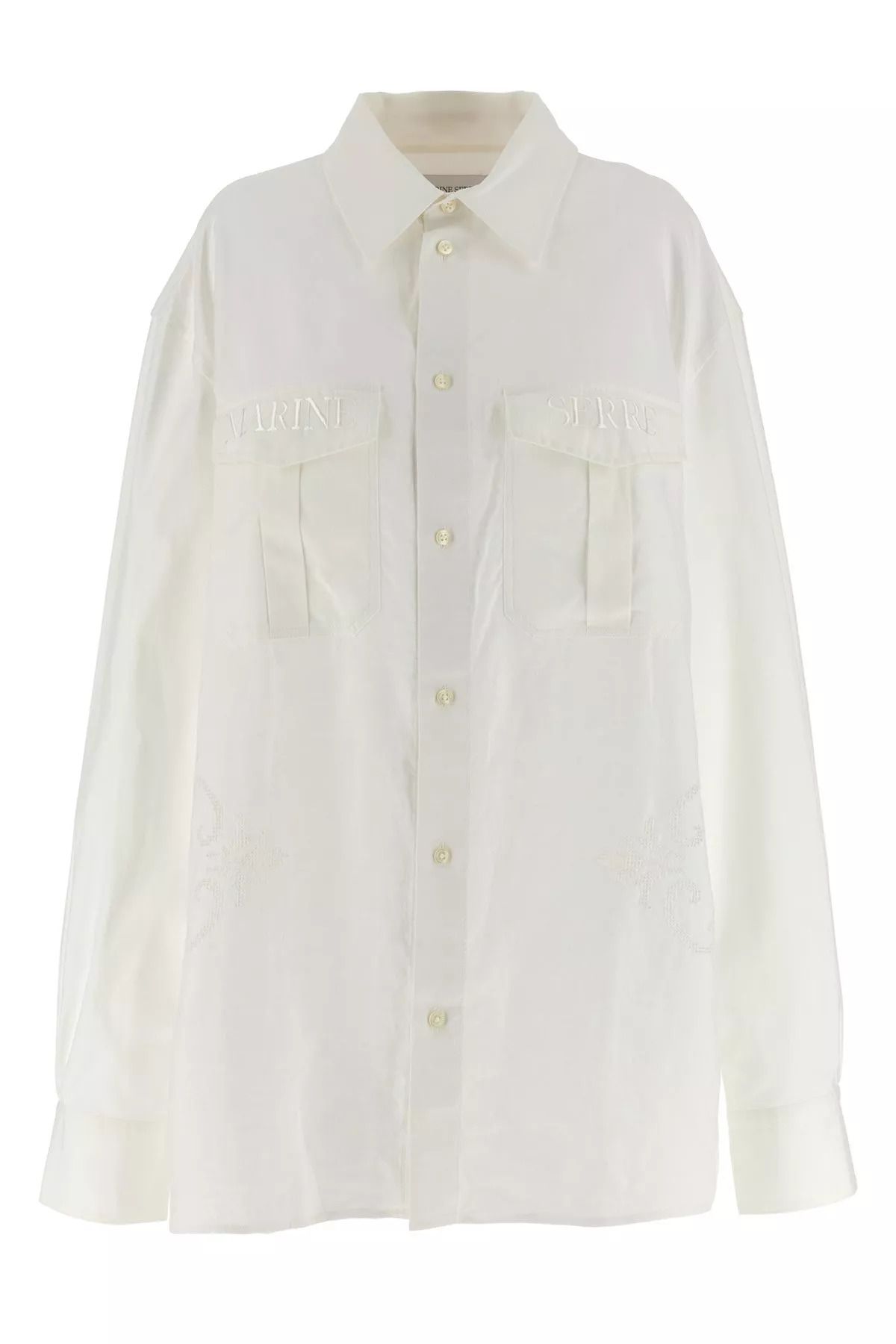 Cut-out embroidery shirt - 14