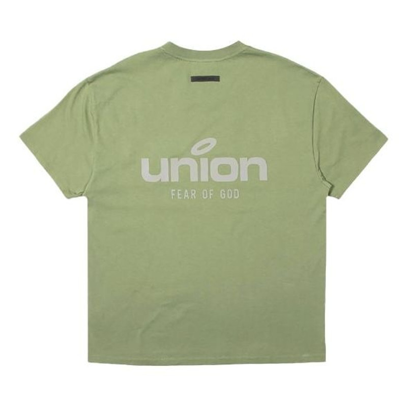 Fear of God Essentials x Union LA FW21 Vintage Tee Army FOG-FW21-092 - 1