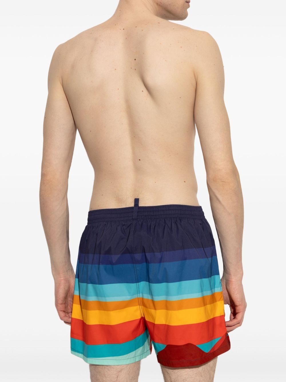 tropical landscape swim shorts - 3