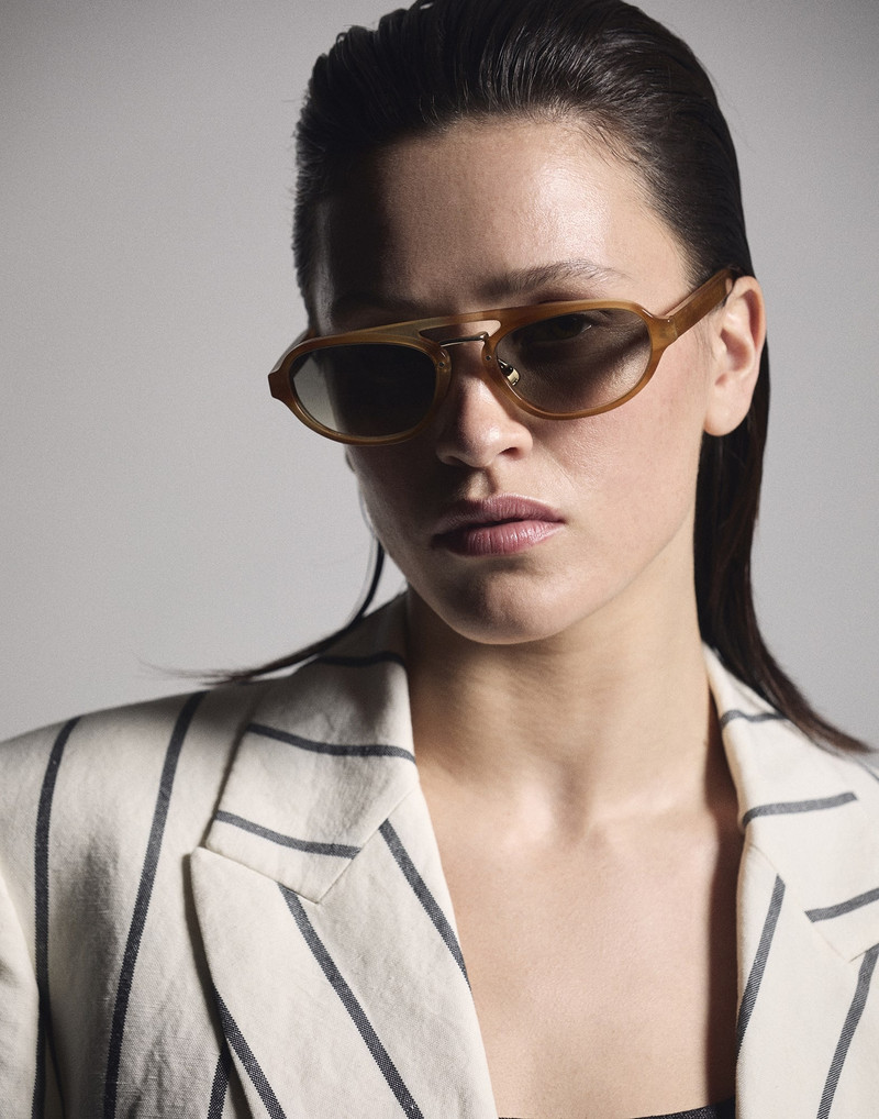 Intarsia Rays acetate sunglasses 4