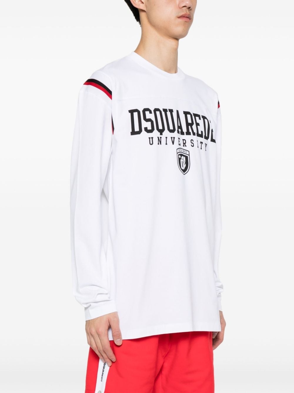 stripe-detail long-sleeve T-shirt - 3