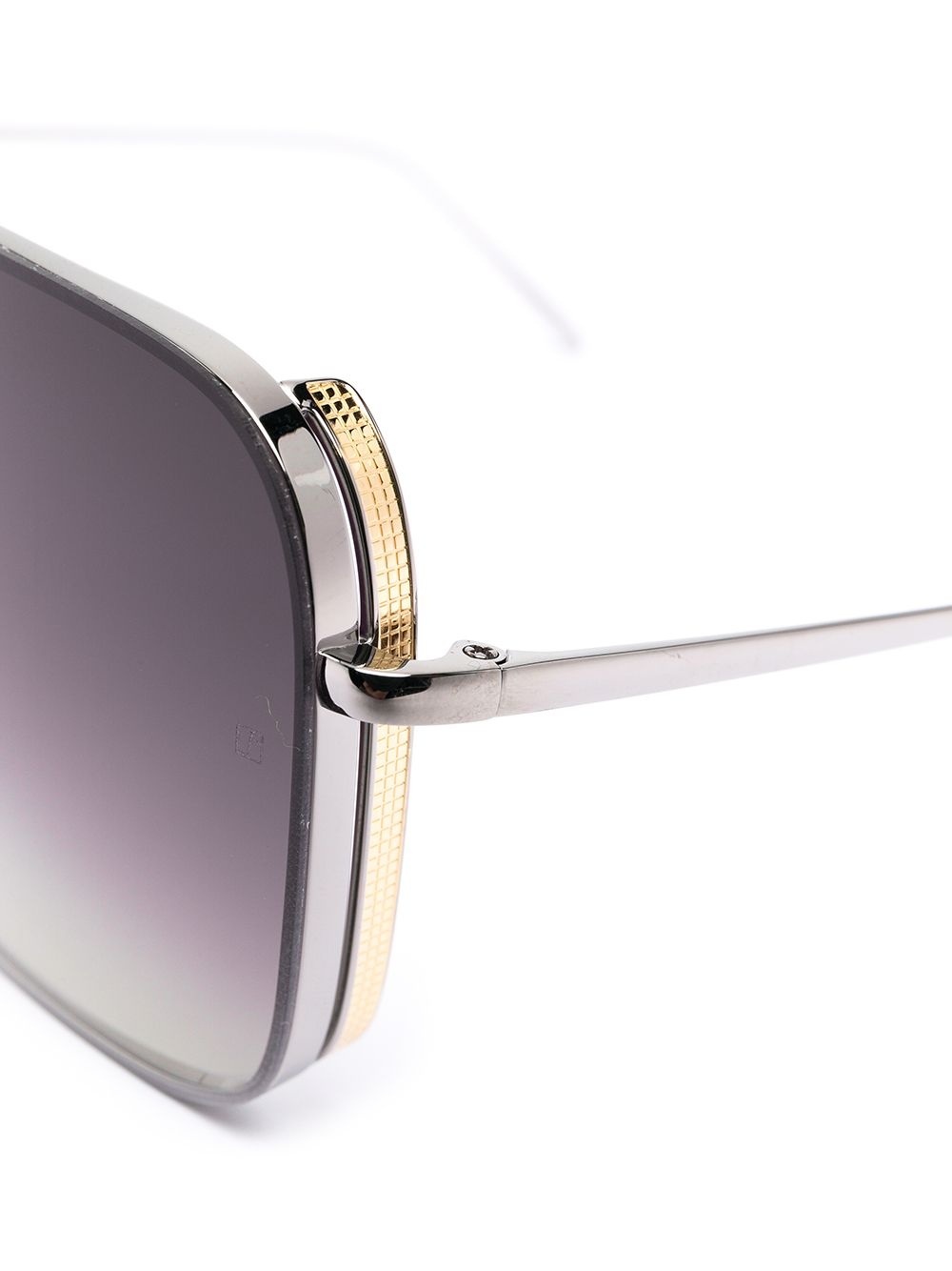 22kt gold-plated Asher aviator-frame sunglasses - 3