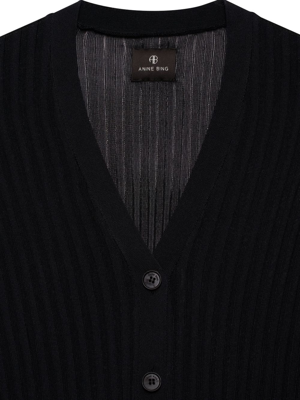 Matheo ribbed buttoned cardigan - 4