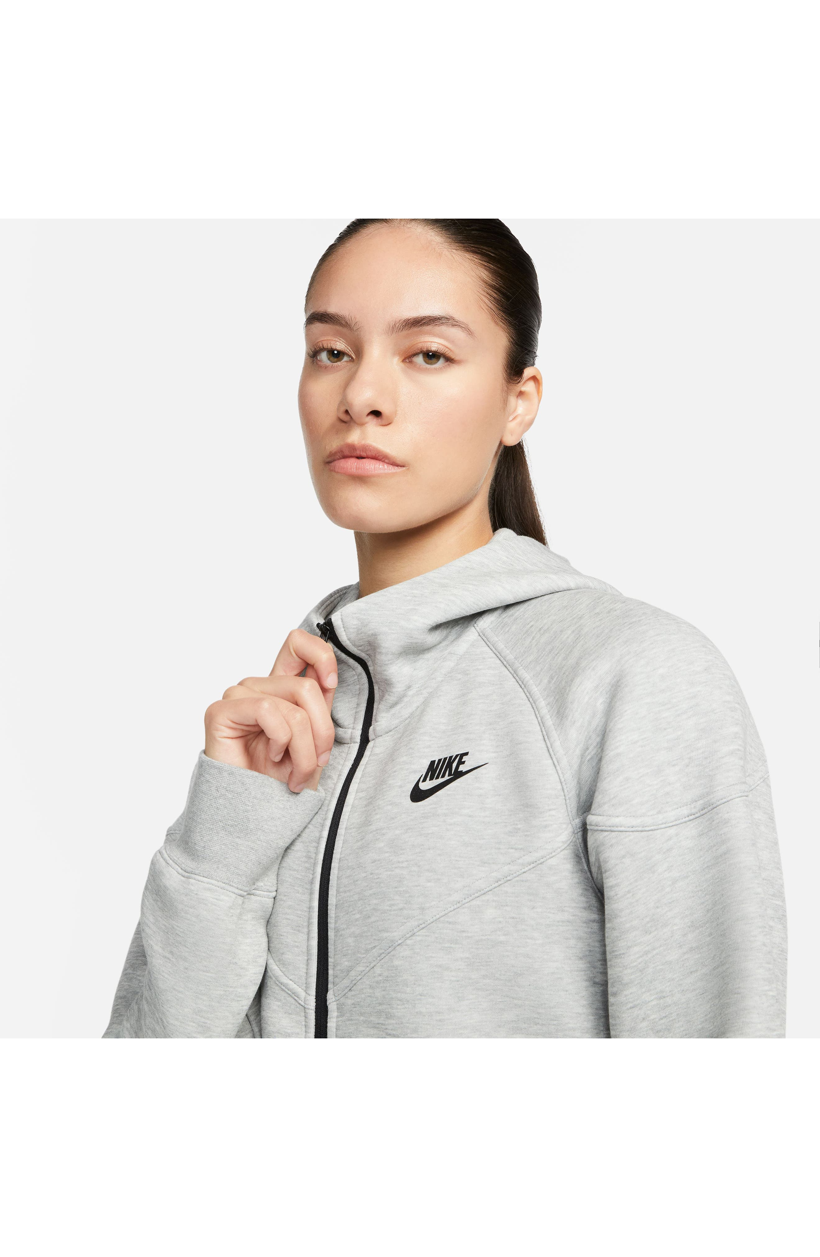 Nike Sportswear Tech Fleece Windrunner Zip Hoodie in 063 D Gr H/black at Nordstrom - 6