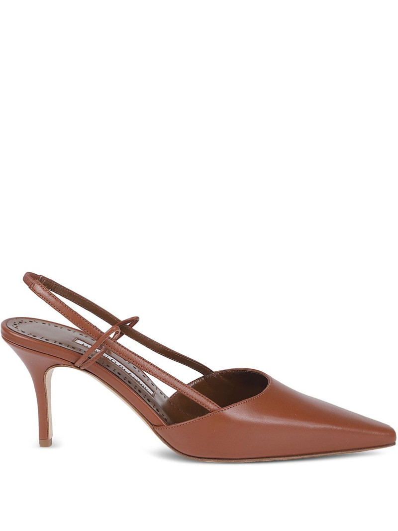 70mm slingback pointed-toe pumps 1