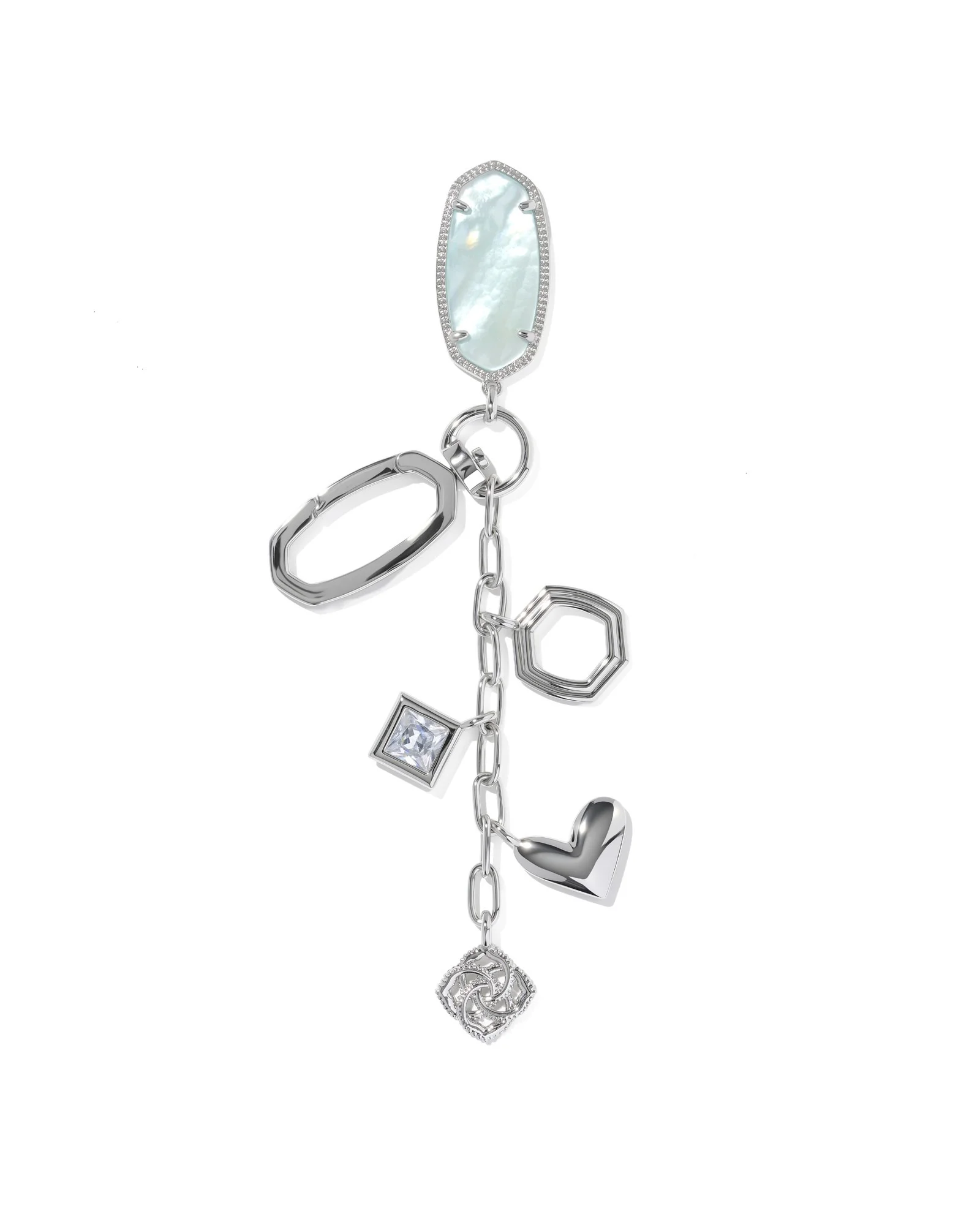 Elle Silver Bag Charm - 1