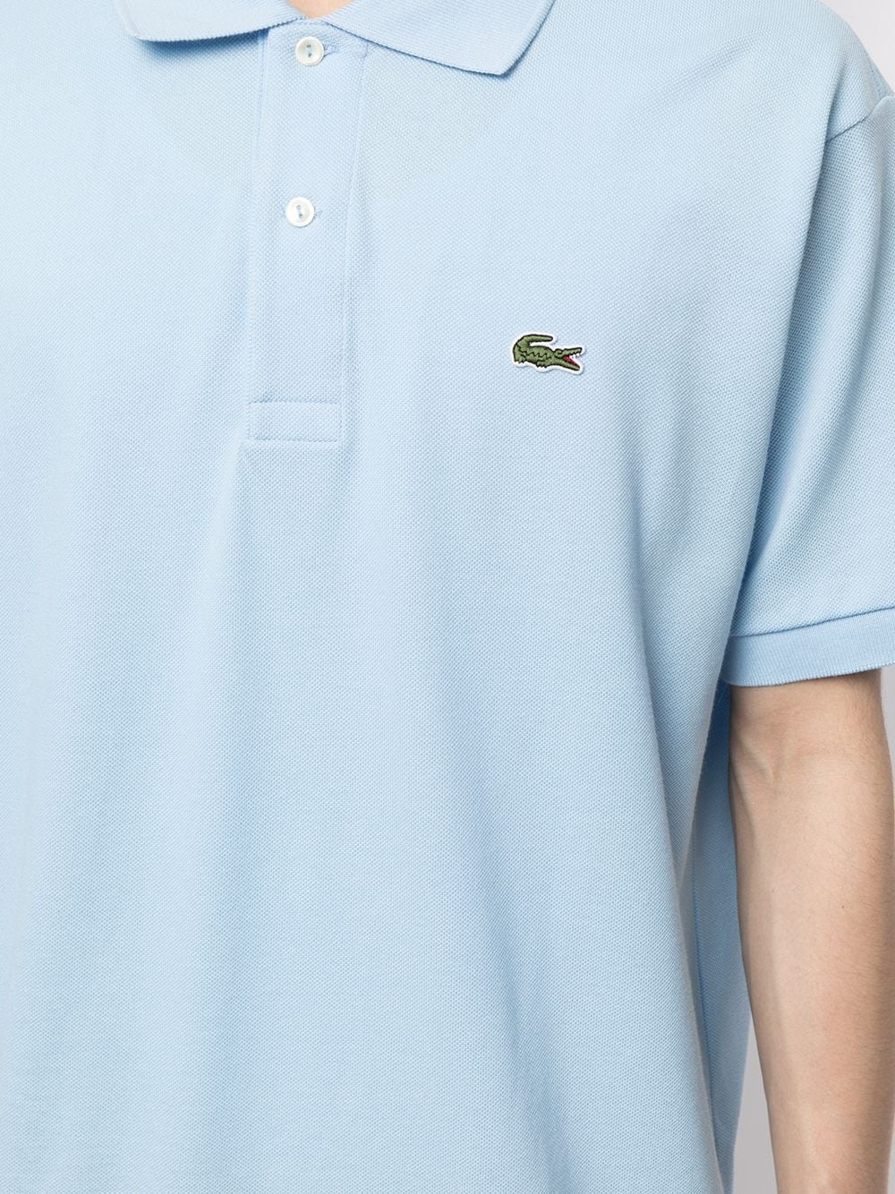 logo-embroidered polo shirt - 5