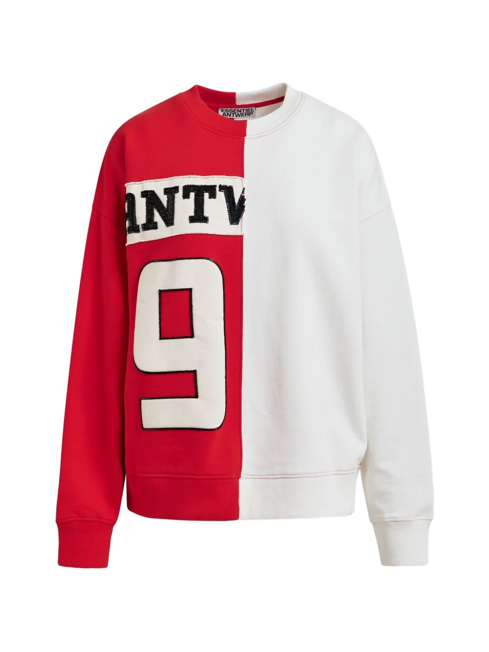 split-panel sweatshirt - 1