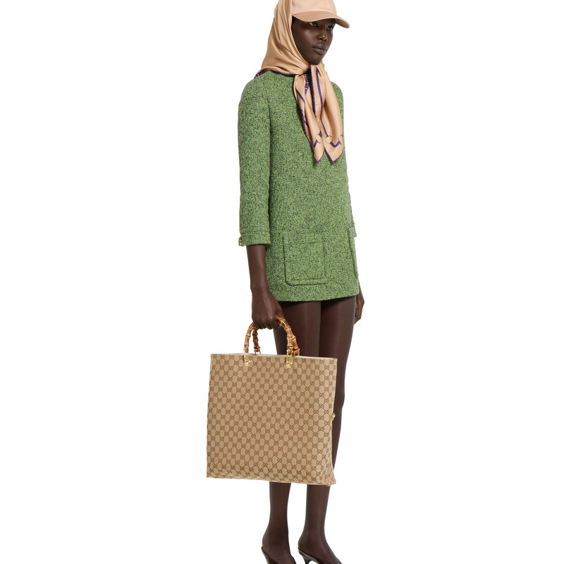 Bamboo large reversible tote bag 3