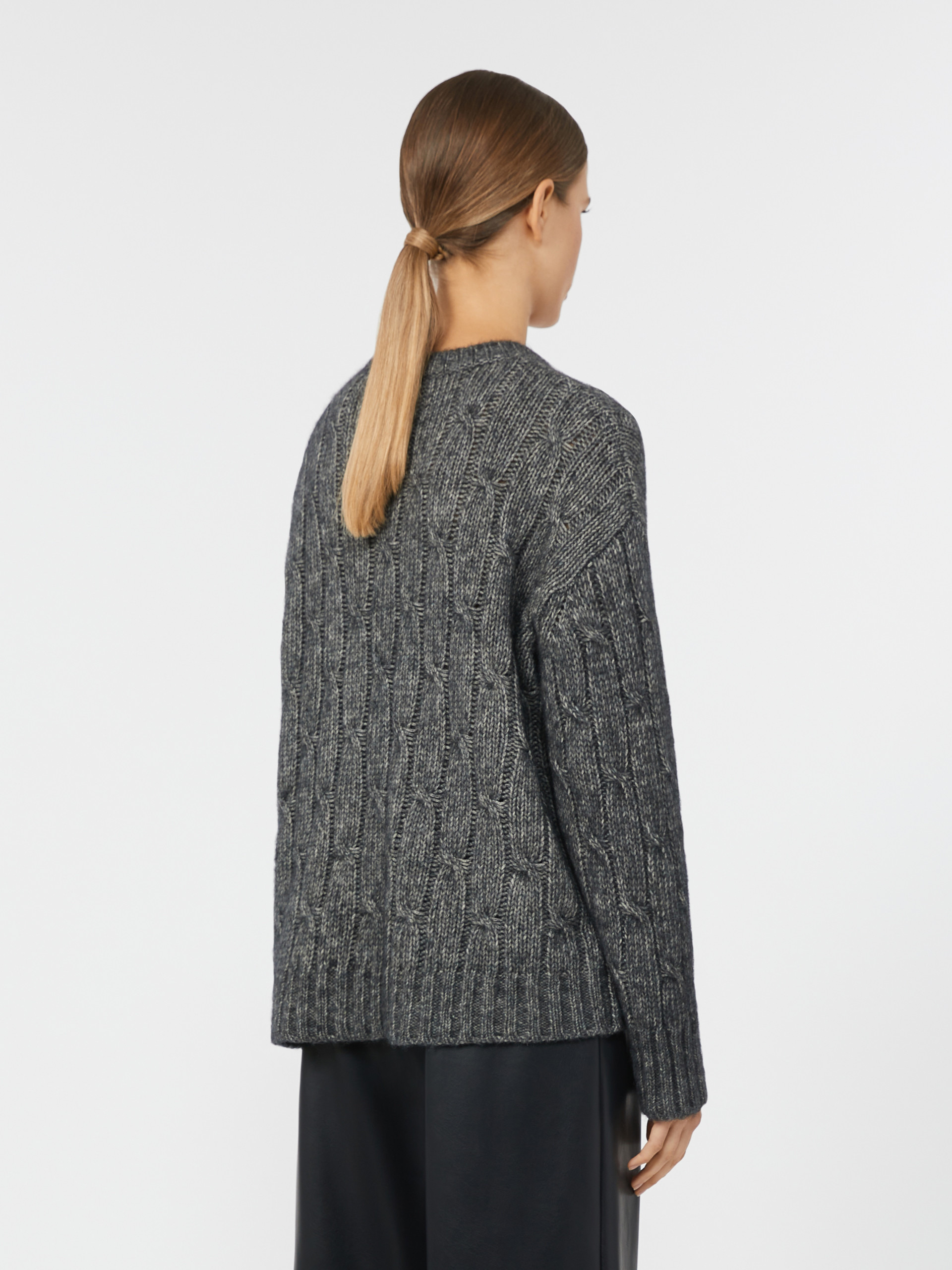 CABARET Boxy jumper in alpaca and cotton - 4
