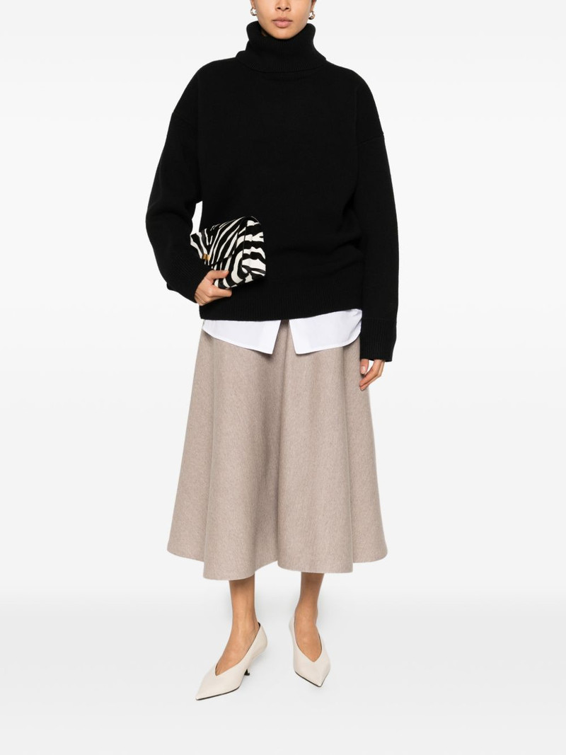 TOTEME double-knit turtleneck sweater outlook