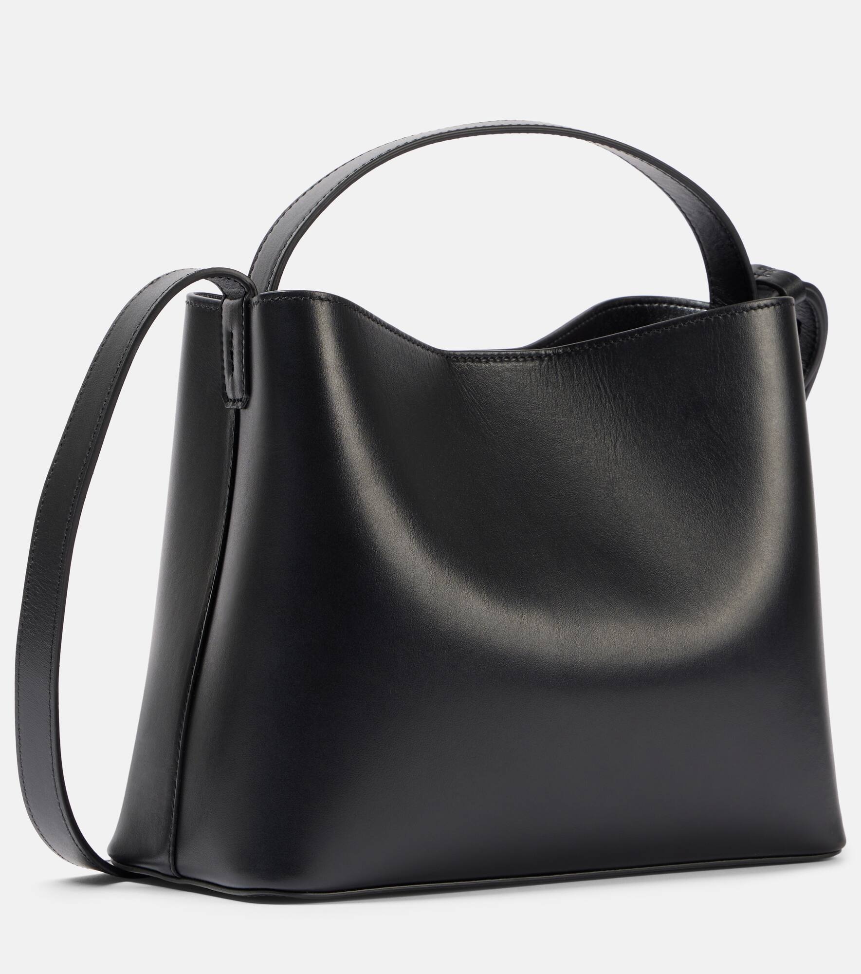 Sac Mini leather tote bag - 4