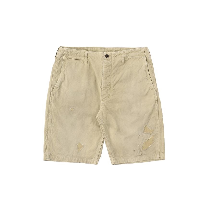 CHINO SHORTS DMGD KHAKI - 1