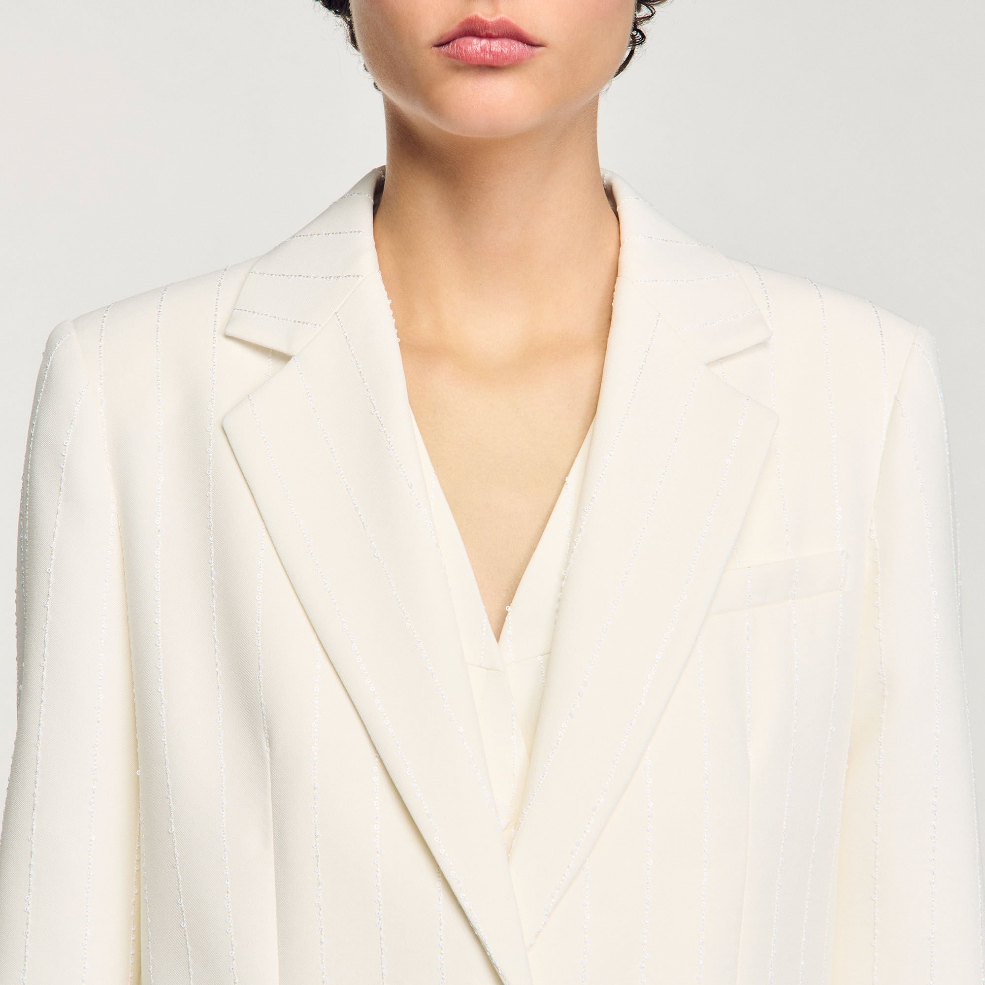SEQUINNED SUIT JACKET - 3