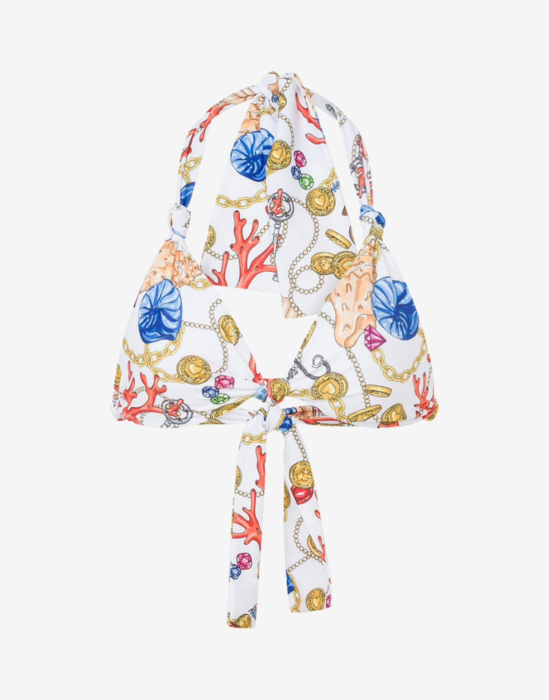 MARINE PRINT BIKINI TOP 1