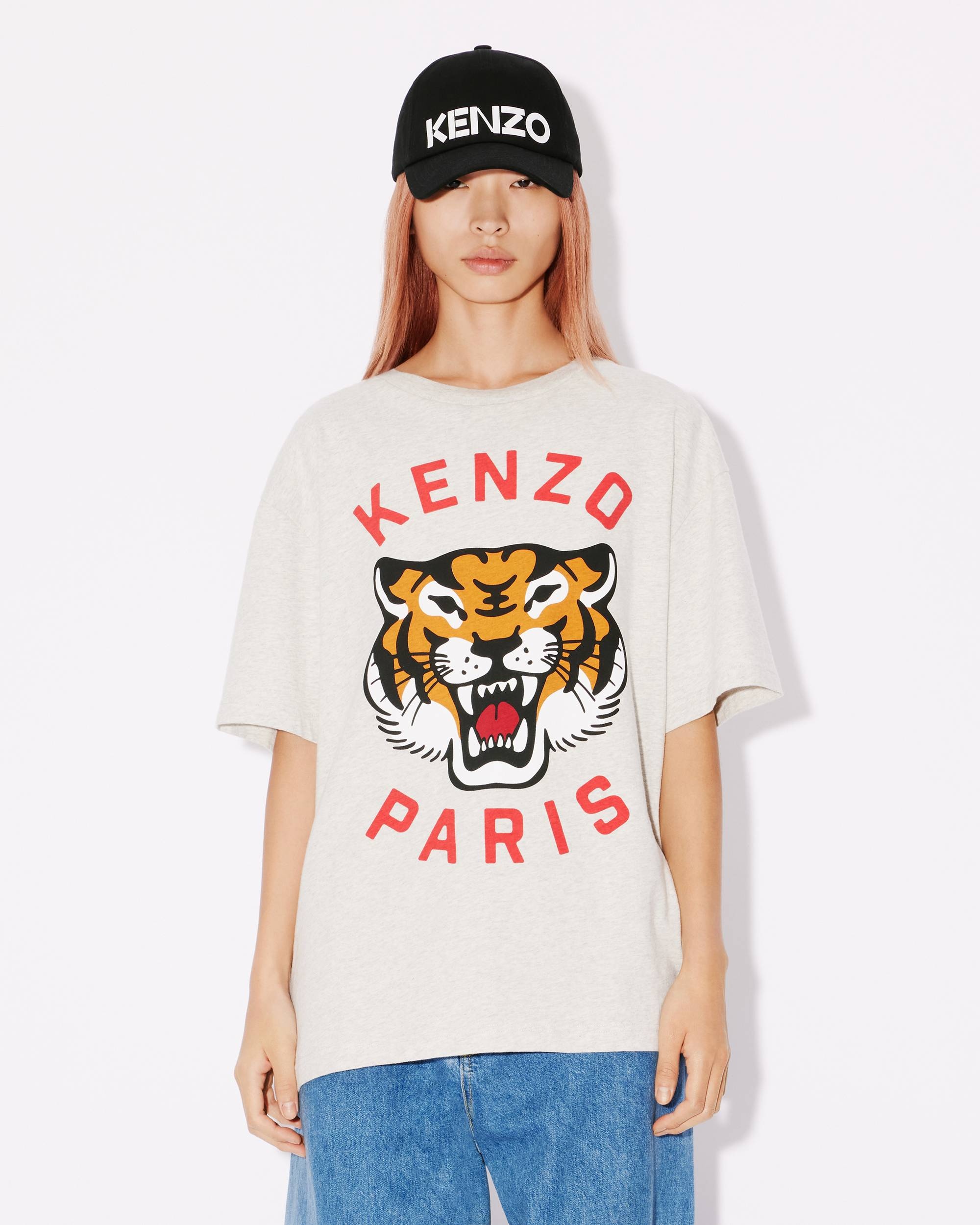 'KENZO Lucky Tiger' oversized genderless T-shirt - 9