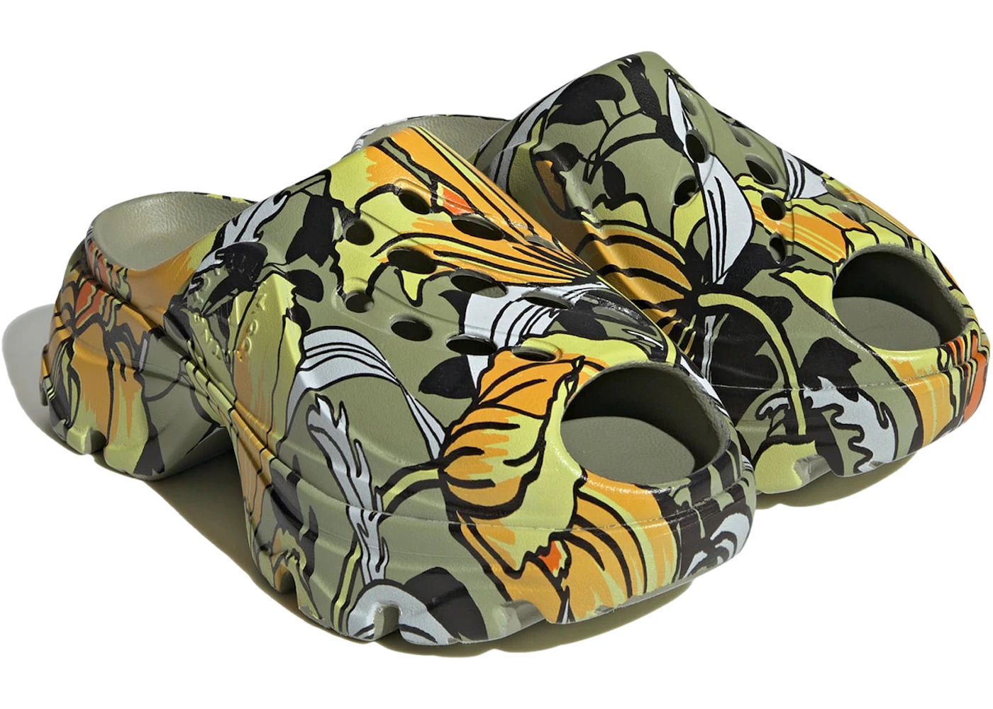 adidas Clog Stella McCartney Floral Tent Green - 2