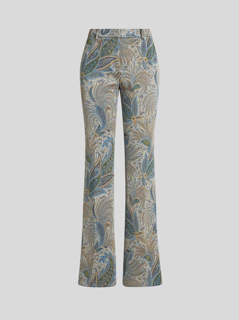 PAISLEY JACQUARD TROUSERS 1