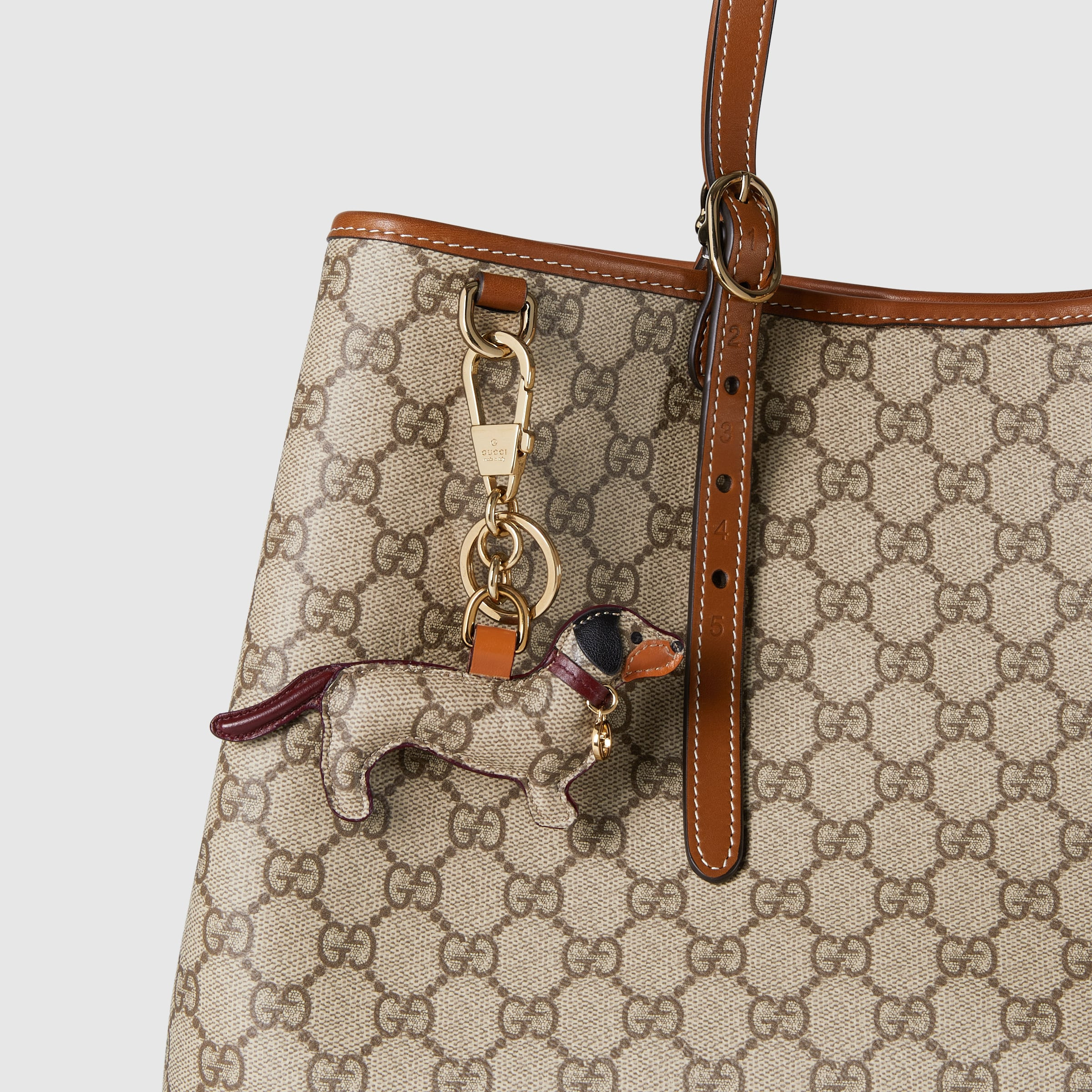 Dog-shaped bag charm - 3