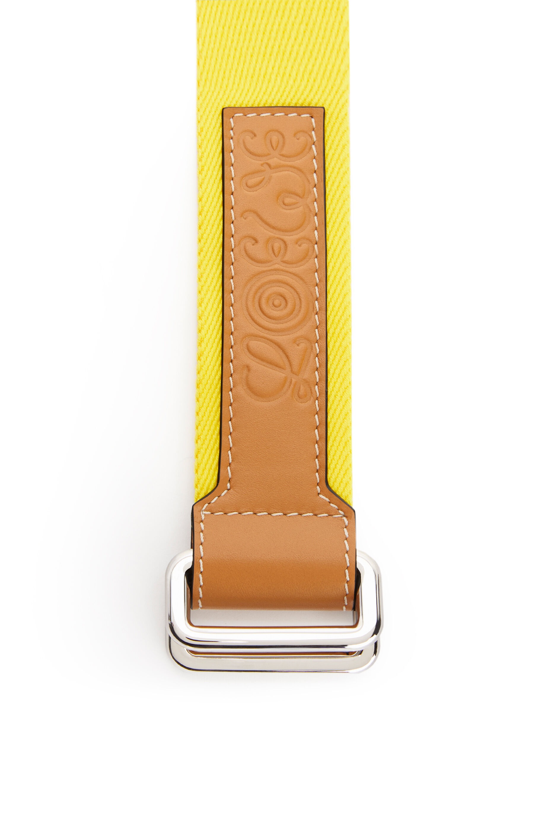 Belt in canvas and calfskin - 2