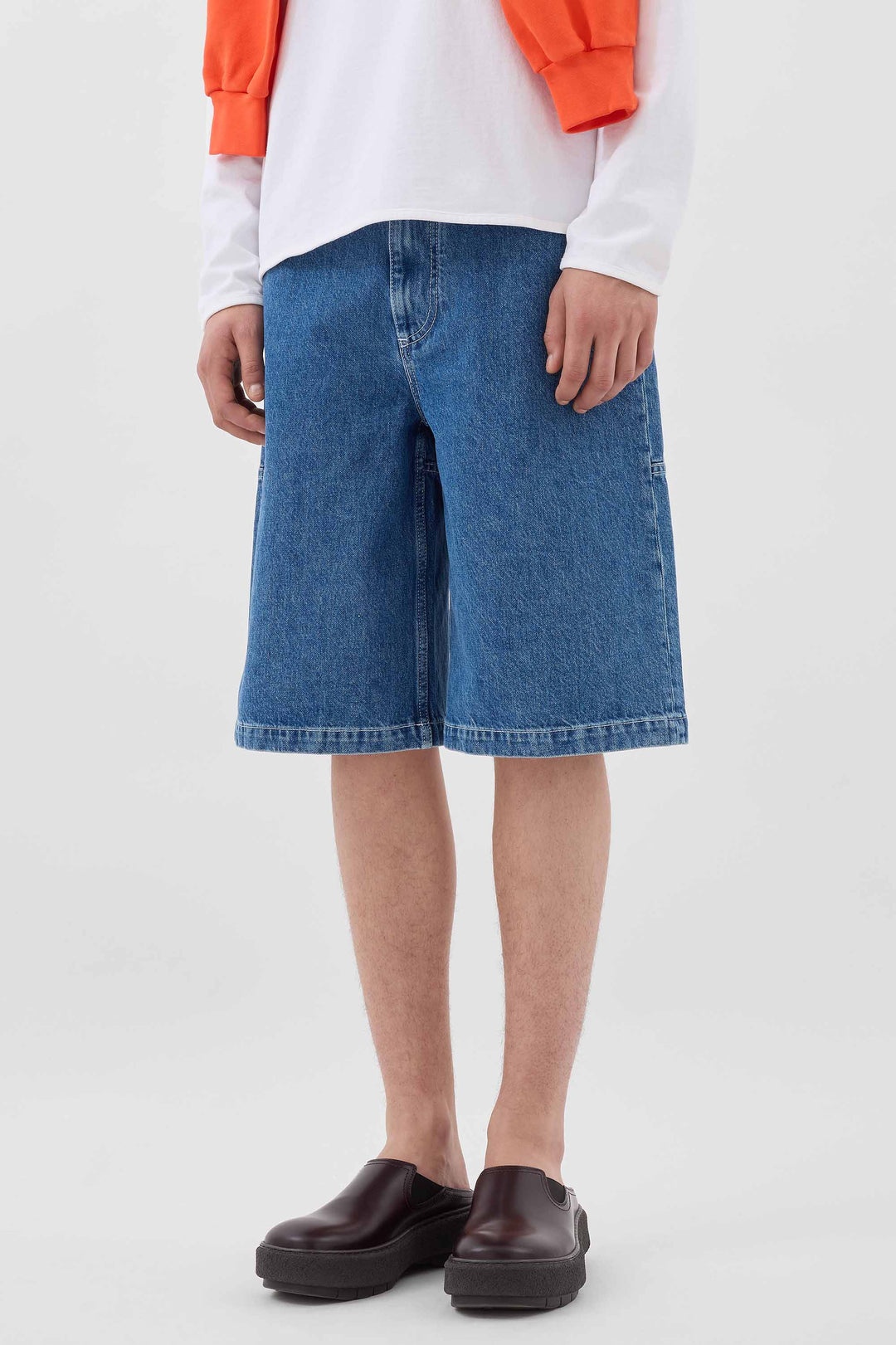 CLASSIC SHORTS / washed denim - 2