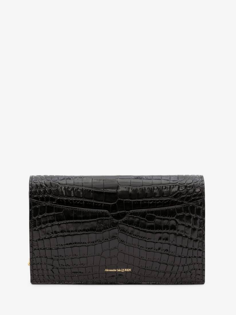 Medium Skull Bag in Black - 3