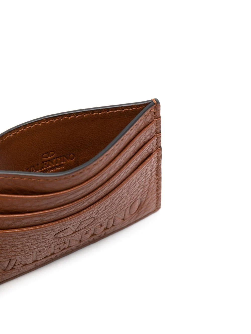 logo-debossed cardholder - 3