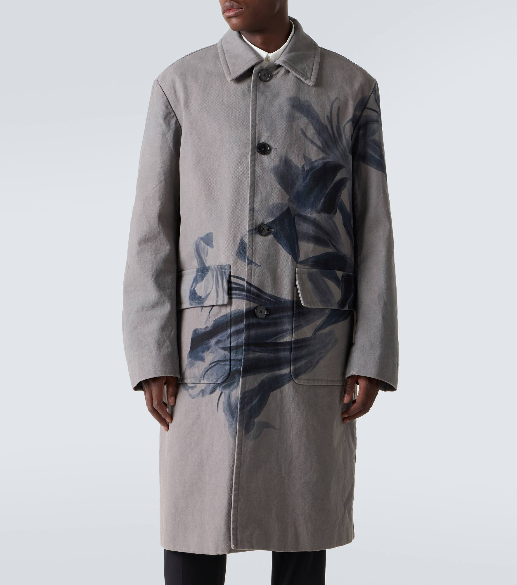 Randale floral cotton trench coat - 3