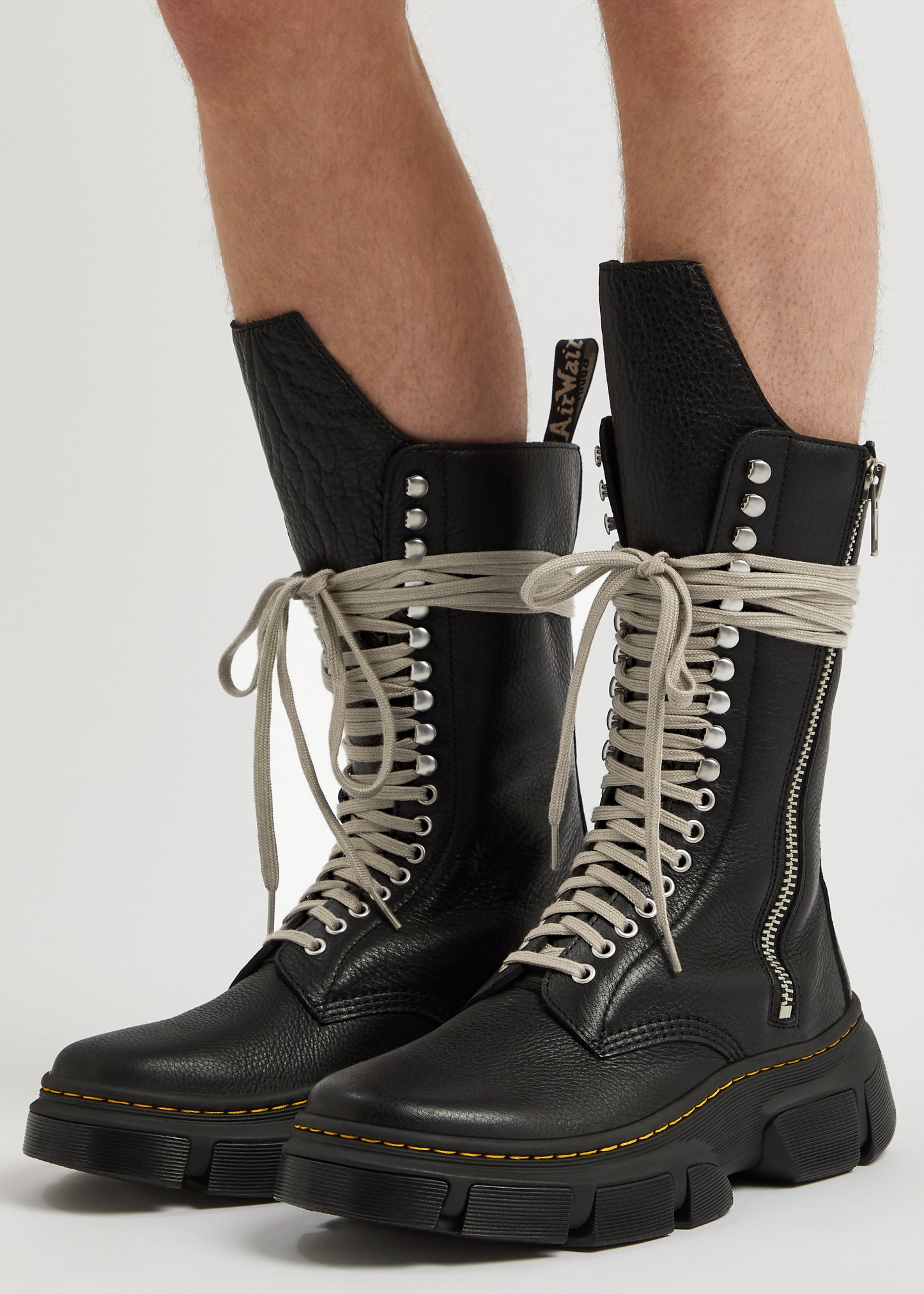X Dr. Martens Leather mid-calf boots - 5