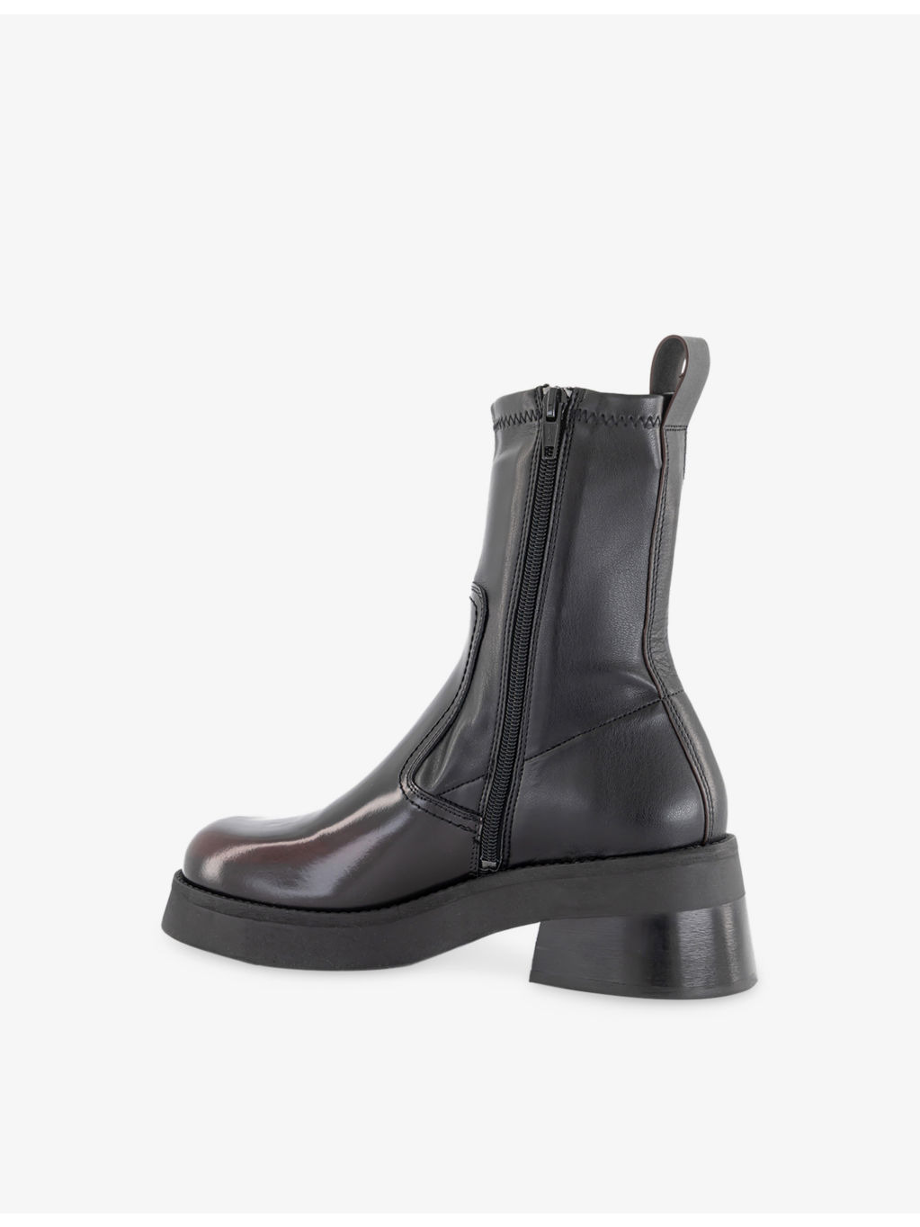 Oliana Leather-Blend Ankle Boots - 3