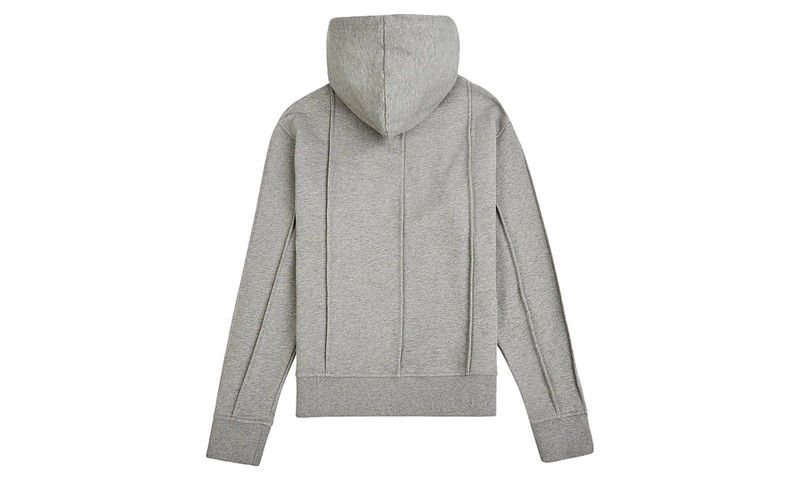 RTA Pintuck Hoodie "grey" outlook