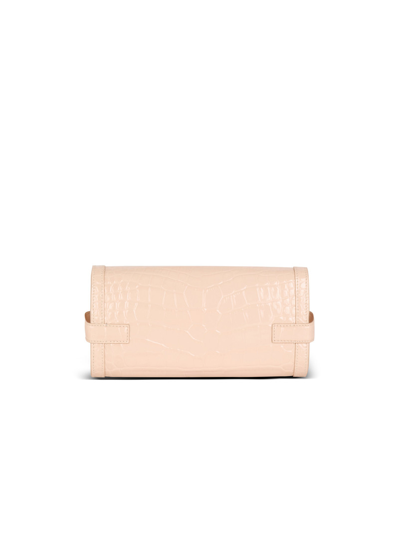 B-Buzz Pouch 23 in crocodile-embossed calfskin 4