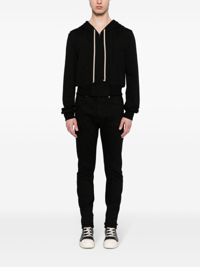 Rick Owens drawstring hooded jacket outlook