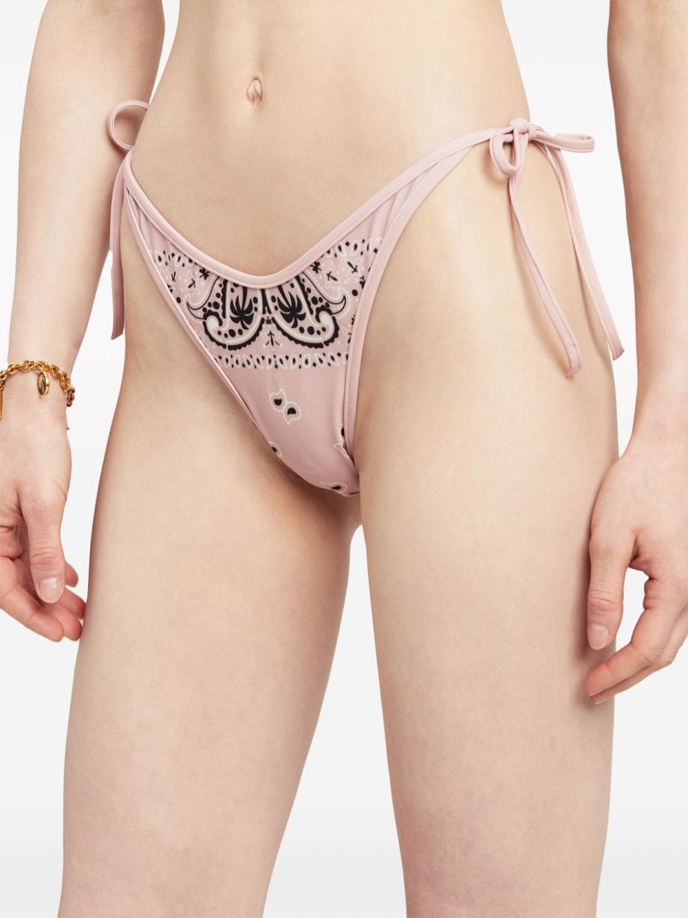 paisley-print bikini bottoms - 6