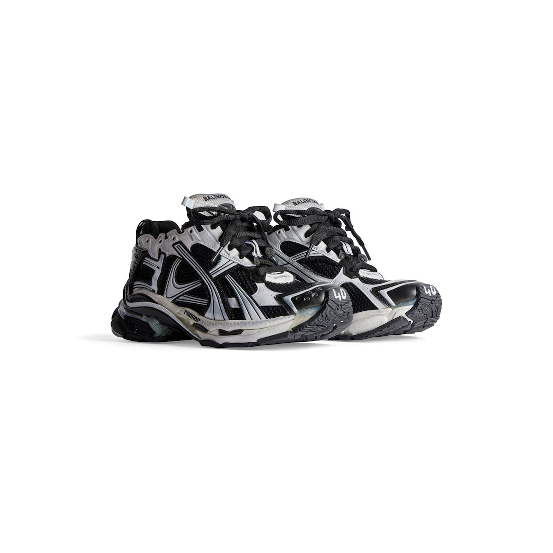 Men's Runner Sneaker in White - 2