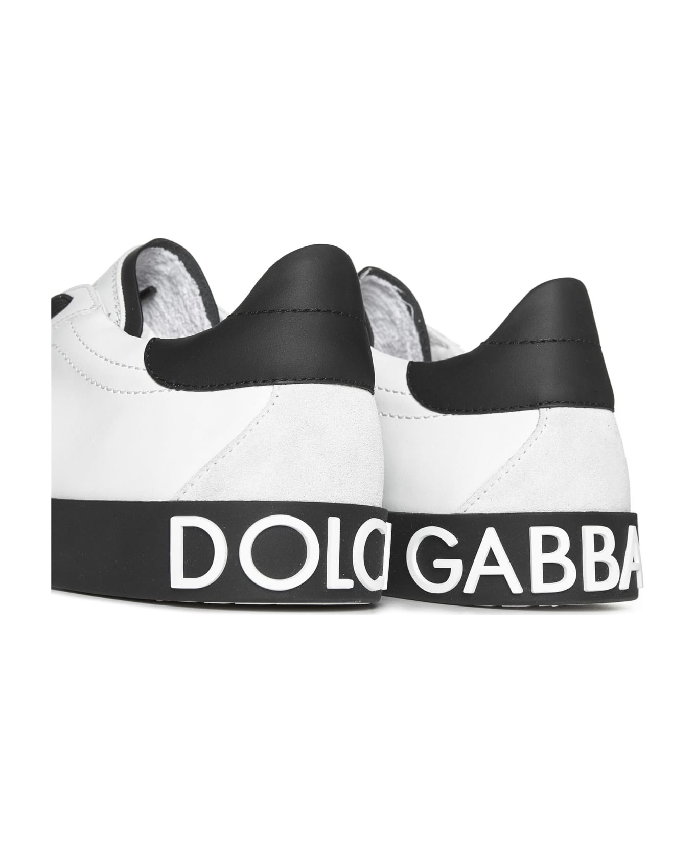 Portofino White Leather Sneakers - 4