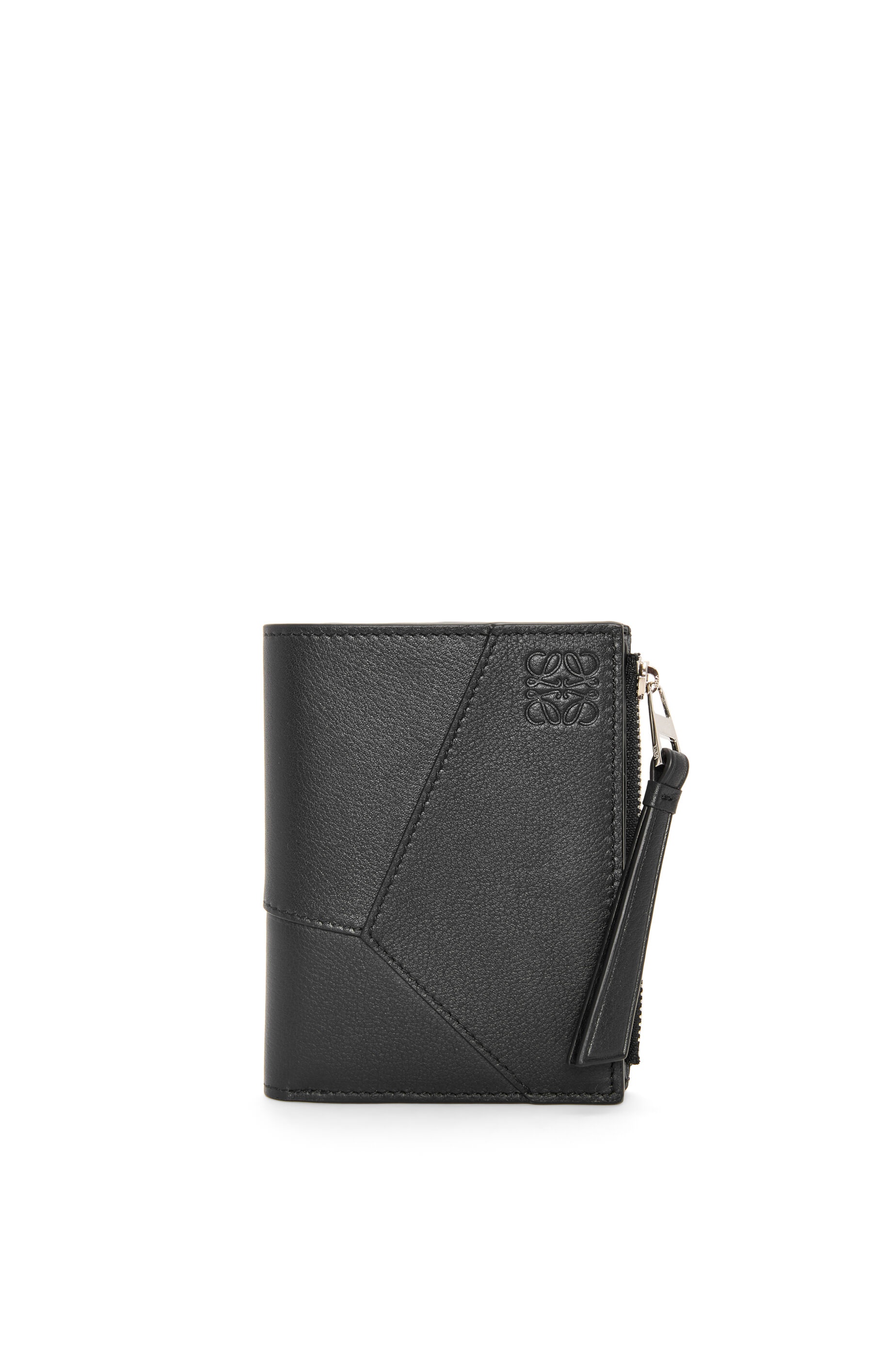 Puzzle Edge slim compact wallet in classic calfskin - 1