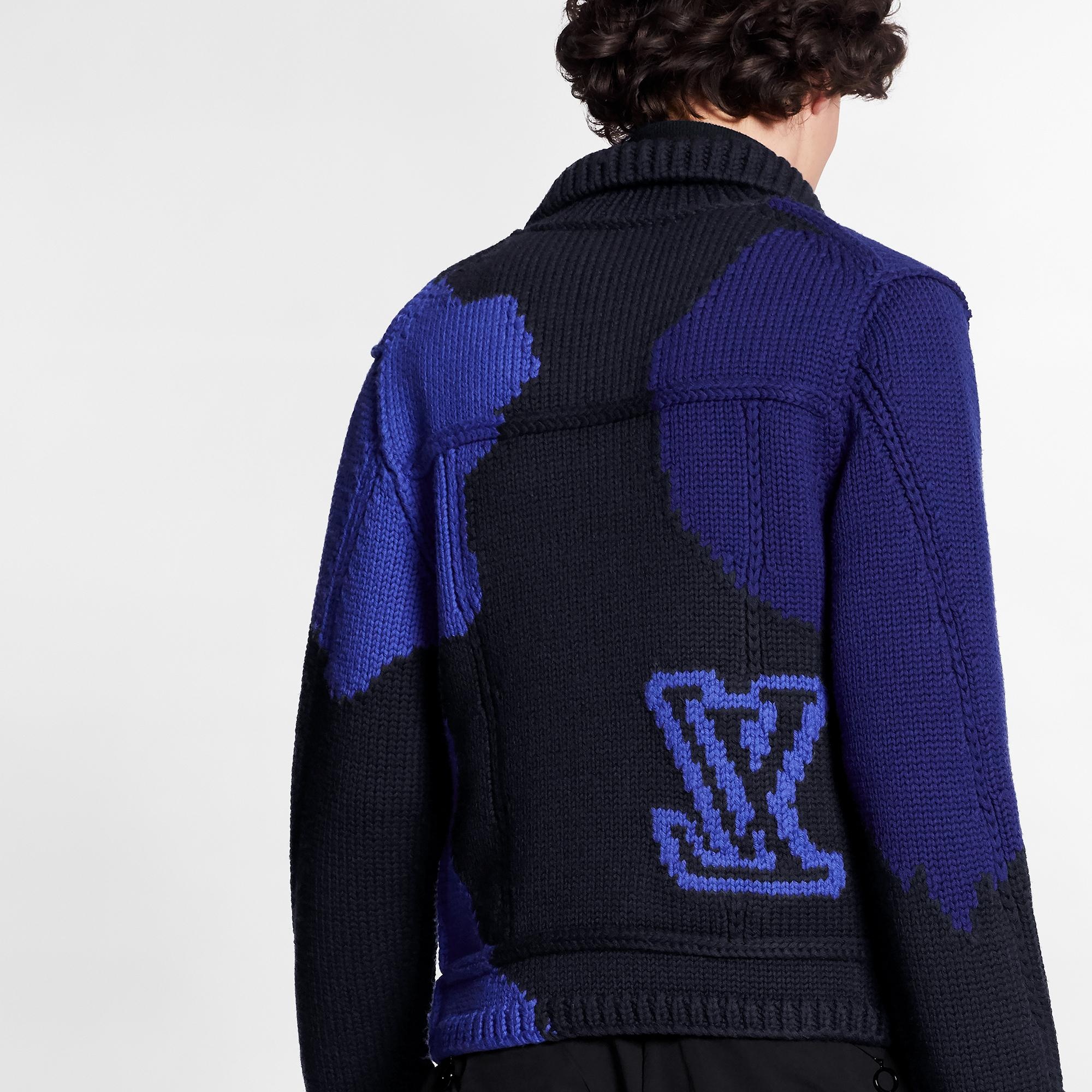 LV Intarsia Buttoned Jacket - 5