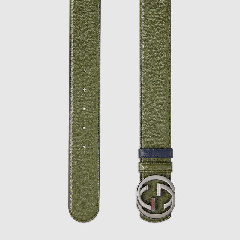 GUCCI Reversible belt with Interlocking G buckle outlook