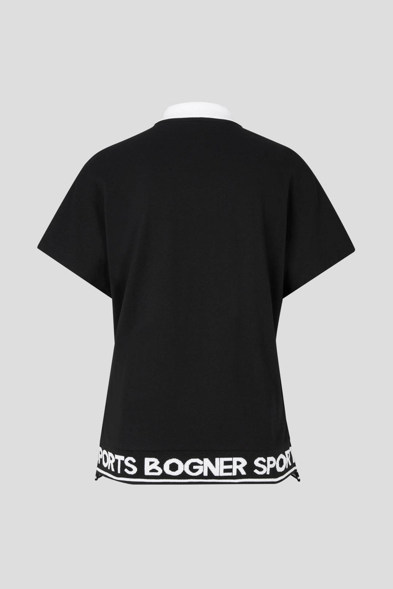 BOGNER LISS FUNCTIONAL POLO SHIRT IN BLACK outlook