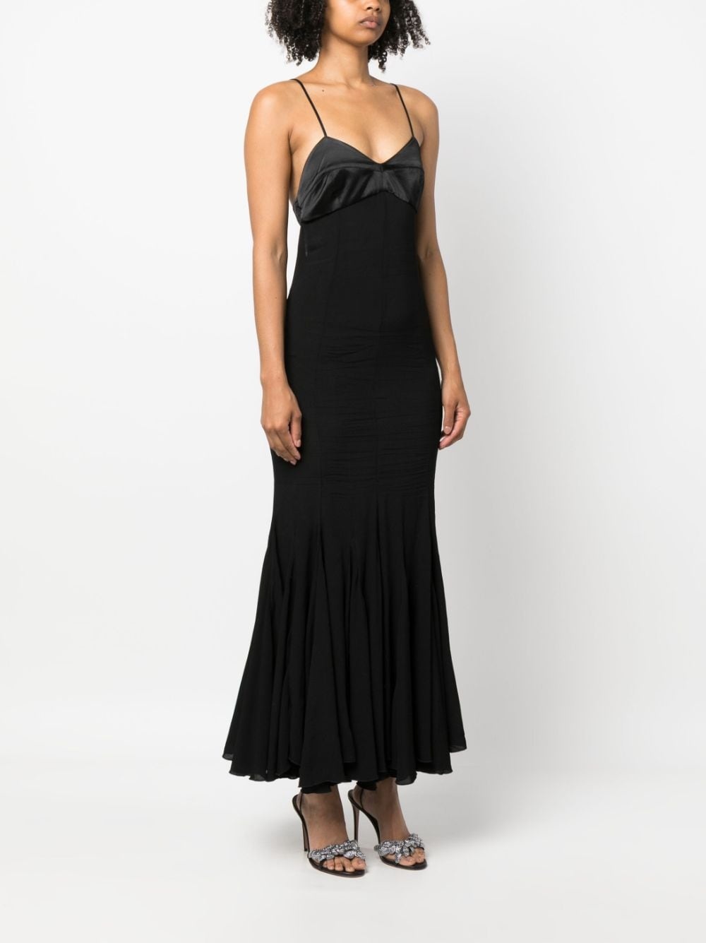 open-back maxi dress - 3