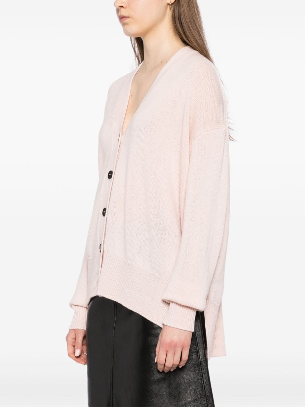 V-neck cashmere cardigan - 3