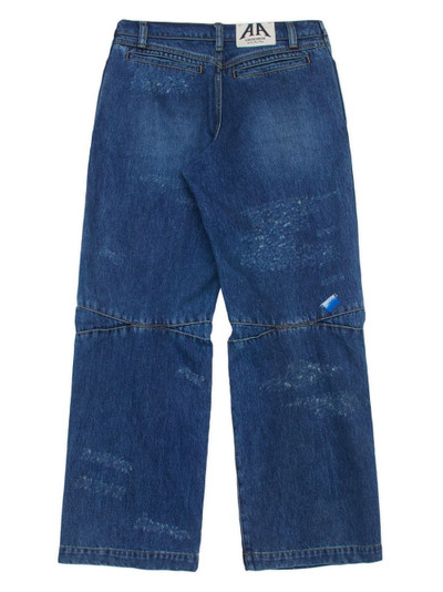 ADER error distressed wide-leg jeans outlook